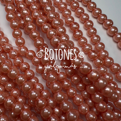 PERLA VIDRIO COLOR - 6MM (COD:2628) SALMON - comprar online