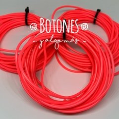 CAUCHO DE COLOR ROSA INTENSO 3MM - Cod:463