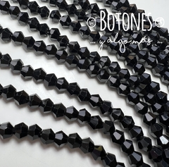 CRISTAL DE ROCA - 4x3.5MM- (COD: 2061) BICONO - ROMBO