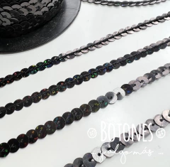 LENTEJUELA 6MM (COD: 2725) NEGRO