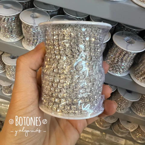 CINTA DE STRASS CRISTAL SS18 CONTINUO - 10 YARDAS (COD:1085) - comprar online