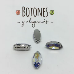 NAVETTE-GEMA CRISTAL AB ENGARZADA- 7 x15mm- (Cod:846) - comprar online
