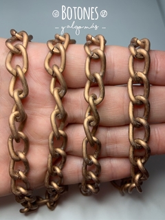 CADENA DE ALUMINIO - MARRON 10MM- (COD: 1434) - comprar online