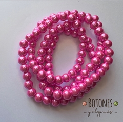 PERLA VIDRIO COLOR - 8MM (COD: 2345)