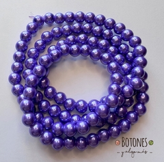 PERLA VIDRIO COLOR - 8MM (COD: 2347)