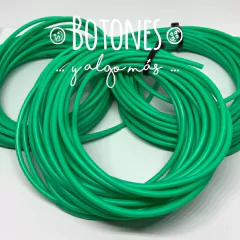CAUCHO DE COLOR VERDE 3MM - Cod:464