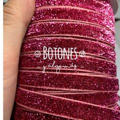 CINTA CON BRILLOS ROSA - 10MM- (COD: 482) - comprar online