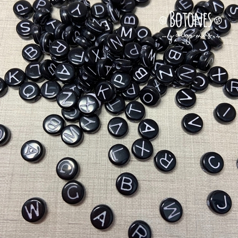 LETRAS PASANTE NEGRO X 500 GR 7MM (COD: 1883)