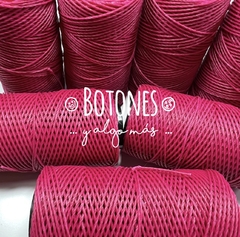 HILO ENCERADO FUCSIA INTENSO - (COD: 2696)