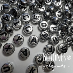 LETRAS PASANTES PLATA X 500 GR 7MM (COD: 2769)