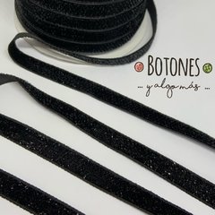 CINTA CON BRILLOS NEGRO - 10MM- (COD: 480) en internet