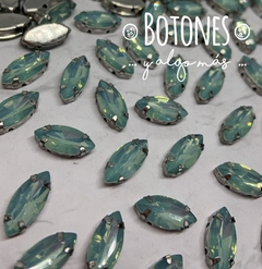 NAVETTE-GEMA PACIFICO OPAL ENGARZADA- 7X15MM- (COD:1043) OPL