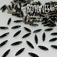 NAVETTE - GEMA NEGRA ENGARZADA- 4 X 15MM (COD:023) NLT - comprar online