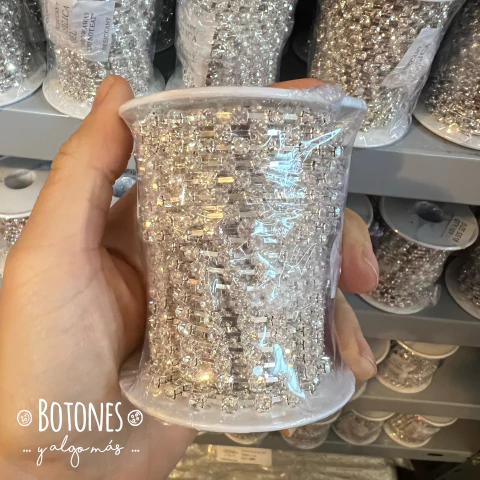 CINTA DE STRASS CRISTAL SS18 SEPARADO - 10 YARDAS(COD:445) - comprar online