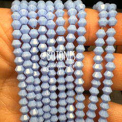 CRISTAL DE ROCA - 4X3,5MM- (COD: 2167) BICONO - ROMBO