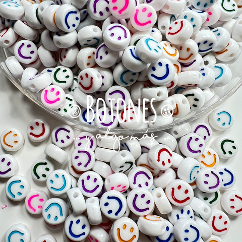 CARITA PASANTE BLANCO X 500 GR 6MM (COD: 3062)