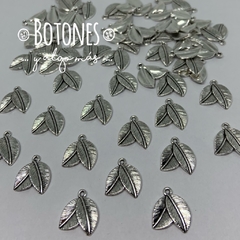 DIJE HOJA 14X17MM - (COD:1169) - comprar online