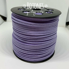 CORDON LILA GAMUZADO 3MM - ROLLO 91 METROS- (COD: 298)