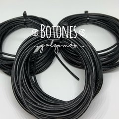 CAUCHO DE COLOR NEGRO 3MM - COD:465