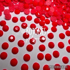 STRASS RESINA- FUCSIA NEON - 6MM (COD: 2284) HOTFIX