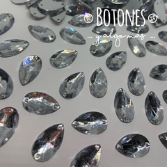 GEMA GOTA - CRISTAL - 10 X 18MM (COD: 1200) ECO
