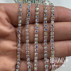 CINTA DE STRASS CRISTAL AB SS10 (COD: 2636) CONTINUO