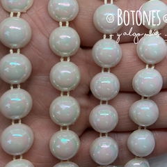 MEDIA PERLA BLANCO TORNASOL - 12MM- (COD: 1244) - comprar online