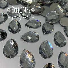 GEMA GOTA - CRISTAL - 18 X 25MM (COD:496) ECO