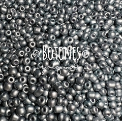 MOSTACILLON GRIS PLATA METALIZADO - (COD: 2537)