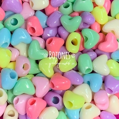 CUENTAS INFANTILES CORAZON- 14 MM (COD: 1904)