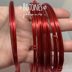 ALAMBRE DE ALUMINIO ROJO - 1MM X 5 METROS (COD:062)
