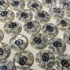 PIEDRAS REDONDAS CHATAS - 20X3MM (COD: 1580)