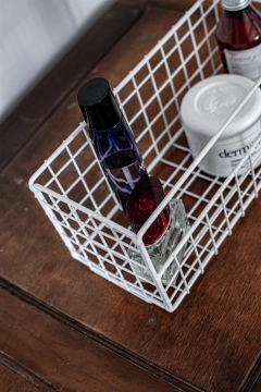 Canasto Metálico Rectangular - Perchas Y Percheros La Plata