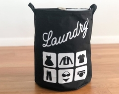 Cesto De Tela Laundry - Perchas Y Percheros La Plata