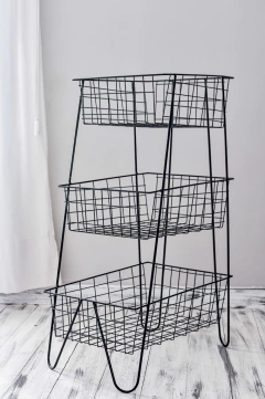 Canasto Fijo de Tres Niveles