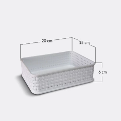 Canasto símil ratán apilable n° 1 - comprar online