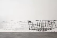 Canasto metalico mediano