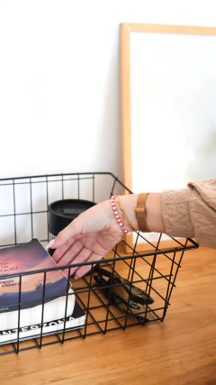 Canasto metalico chico - comprar online