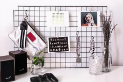 Grilla de 43 cm x 67 cm con pack de broches de madera