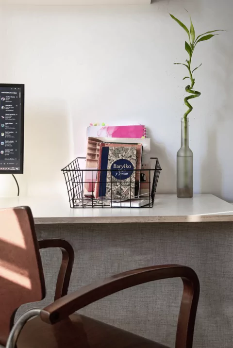 Canasto metalico mediano - comprar online