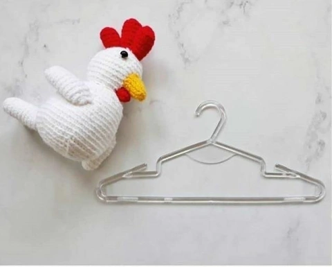 Percha acrílica infantil (35cm)