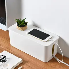 Caja Organizadora De Cables Y Zapatilla Electrica en internet