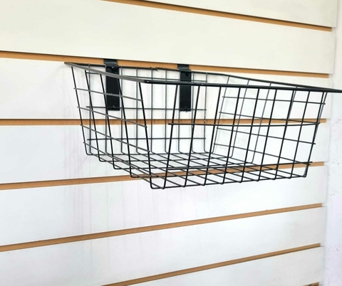 Canasto Cuadrado Para Panel Ranurado