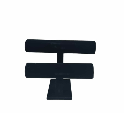 Porta Pulseras Doble De Pana
