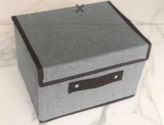 Caja de tela plegable - Perchas Y Percheros La Plata