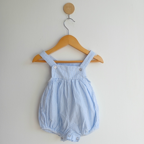 ENTERITO PAÑALERO SIN MARCA T.0-3 MESES BCO CELESTE RAYAS - comprar online