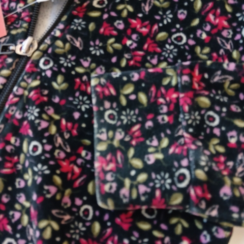 CAMPERA KOSIUKO T.2 AÑOS PLUSH NEGRO - Eme de Mar
