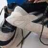 Imagen de Zaptillas Adidas N. 35-36 altas blancas verdes