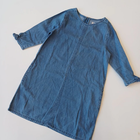 VESTIDO COLLOKY T. 10 AÑOS JEANS CIERRE* DETALLE