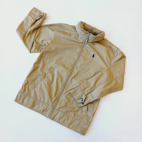 CAMPERA POLO T. 8 AÑOS ROMPEVIENTO BEIGE